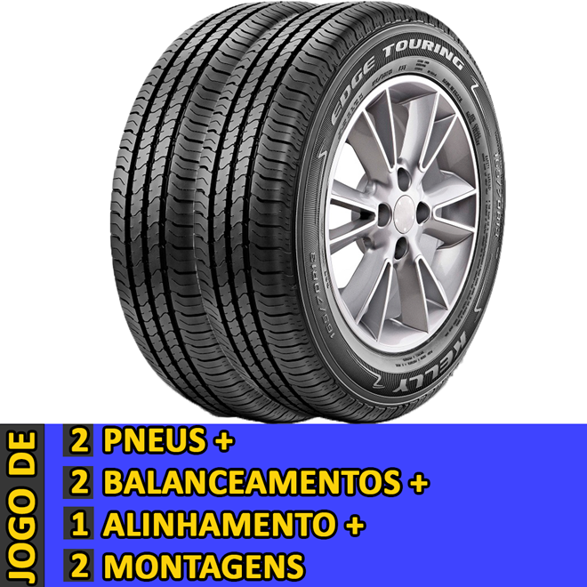 Jogo de 2 pneus Goodyear Aro 13 175 70R13 Edge Touring 82T 2